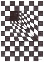 Vorschau - Stundenentwürfe - Kunststunde: Fall nicht in die Tiefe (Optische Täuschung) (A3) - Deckblatt