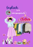 Vorschau - Arbeitsblätter - Englisch Arbeitsblätter: Clothes - Deckblatt