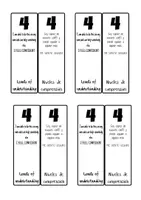 Vista previa - Refuerzo / NEE / Materiales de apoyo - Llavero niveles de comprensión / Levels of comprehension - página 2