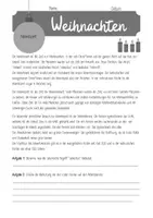 Vorschau - Arbeitsblätter - Advent - Deckblatt