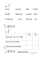 Vorschau - Arbeitsblätter - 7.Lesehausaufgabe mit Elterneinschätzung der Lesekompetenz - Seite 1