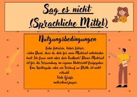 Vorschau - Spiele - Spiel: "Sag es nicht" (Sprachliche Mittel) - Seite 1