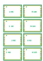 Aperçu - Apprentissages en autonomie - Math SCN Cartes de numération (1) avec correctif P4 - Page 3