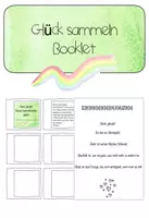 Vorschau - Arbeitsblätter - Glück sammeln - Ein Booklet für sichtbare Glücksmomente - Deckblatt