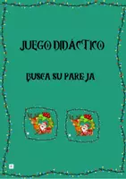 Vista previa - Juegos / Gamificación - JUEGO DIDÁCTICO BUSCA LA PAREJA EDICIÓN NAVIDAD - Portada