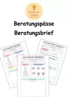 Vorschau - Arbeitsblätter - Beratungspässe - Briefe für den Kummerkasten - Seite 1