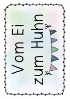 Vorschau - Arbeitsblätter - Vom Ei zum Huhn Werkstatt - Seite 1