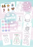 Vorschau - Arbeitsblätter - ⭐️Riesiges Sparpaket für Winter❄️Weihnachten🎄Silvester🎆 - Deckblatt