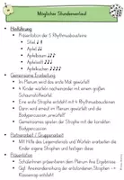 Vorschau - Stundenentwürfe - Apfelrap mit Bodypercussion würfeln - 1. Klasse - Seite 1