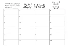 Vorschau - Arbeitsblätter - Numbers Task Cards (Easter Edition) Egg Hunt - Seite 3