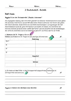 Vorschau - Klassenarbeiten - Bericht - Klassenarbeit mit Lösung, Jg. 7 - Seite 1