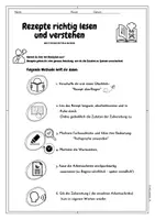 Vorschau - Arbeitsblätter - Ernährung und Soziales-Rezepte lesen_Organisationsplan - Seite 2
