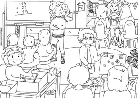 Vorschau - Spiele - Wimmelbild Mathe / Suchbild Mathe - Seite 2
