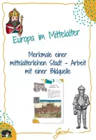 Vorschau - Arbeitsblätter - UR6 Europa im Mittelalter - 22. Stunde: Merkmale einer mittelalterlichen Stadt - Deckblatt