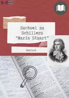 Vorschau - Arbeitsblätter - Suchsel zu Schillers "Maria Stuart" - Deckblatt