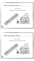 Vorschau - Arbeitsblätter - Mini-Heft digitaler Adventskalender Klasse 3 + 4 - Deckblatt