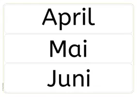 Vorschau - Präsentationen/Tafelbilder - Kalender - Dauerkalender, Wortkarten, Zahlkarten - Seite 3