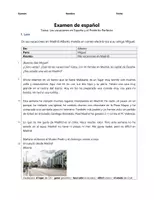 Vorschau - Klassenarbeiten - Las vacaciones (Pretérito Perfecto) – Klassenarbeit - Deckblatt