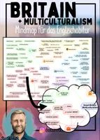 Vorschau - Fördermaterial/Inklusion - Britain / Multiculturalism - Mindmap Englischabitur - Deckblatt