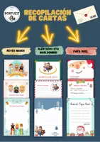 Vista previa - Hojas de trabajo - Cartas navidad - Portada