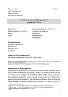 Vorschau - Stundenentwürfe - Prüfungsentwurf Deutsch - Gedichte - Elfchen schreiben - Deckblatt