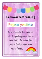 Vorschau - Unterrichtsreihen - Lernwörtertraining Stationenschilder - Seite 1