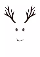 Vorschau - Mal- und Bastelvorlagen - Kunst - Karte - Klappkarte - weihnachtliches Bild RENTIER zum Gestalten mit Knöpfen oder Fingerabdrücken - Seite 3
