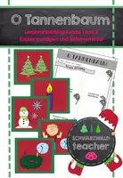 Vorschau - Arbeitsblätter - Liederarbeitung mit Leporello: Oh Tannenbaum - Deckblatt