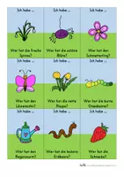 Vorschau - Spiele - Frühling Lesespiel - Seite 1