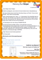 Vorschau - Arbeitsblätter - DaF Lesespaziergang Körper Monster - Seite 1