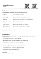 Vorschau - Arbeitsblätter - Robert Schumann (Infotext und Übungen) - Seite 1