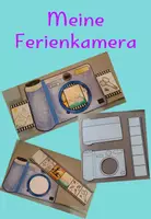 Vorschau - Mal- und Bastelvorlagen - Ferienerlebnisse: Meine Kamera - Deckblatt