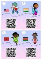 Vorschau - Arbeitsblätter - Kinder aus aller Welt: Hörspaziergang (QR-Codes) - Sachunterricht / Deutsch - Kl. 3/4 - Seite 3
