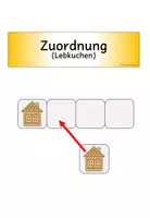 Vorschau - Fördermaterial/Inklusion - Klettmappe, Zuordnung, Lebkuchen, TEACCH, Förderung - Seite 2