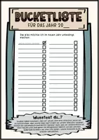Vorschau - Arbeitsblätter - Bucketliste schreiben - Neujahr - Vorsätze - Silvester - neues Jahr - Seite 2