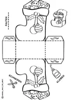 Vorschau - Spiele - Bastelvorlage "Nikolaus-Stiefel" Weihnachten Advent - Seite 1