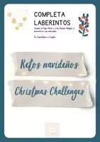 Vista previa - Hojas de trabajo - Laberinto Navideño en Inglés y Castellano - Portada