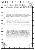 Vorschau - Arbeitsblätter - Lesespurgeschichte Weihnachten in aller Welt – Rätselspaß & Leseverständnis (Sachunterricht / Deutsch) - Seite 3