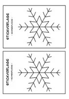 Vorschau - Stundenentwürfe - Weihnachtsstickkarte "Schneeflocke" (+ Vorlagen!) - Seite 3