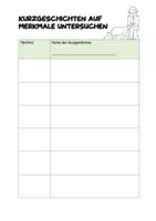 Vorschau - Arbeitsblätter - Materialpaket Kurzgeschichten mit Klassenarbeit und Lösungen Kl. 8/9 H - Seite 3
