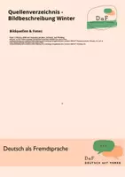 Vorschau - Arbeitsblätter - Winterlandschaft / Wintersport/ Bildbeschreibung / Arbeitsblatt (Winter) - Seite 3
