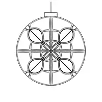 Vorschau - Mal- und Bastelvorlagen - Ausmalbilder Mandalas Weihnachtskugel - Seite 3