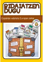 Vista previa - Unidades / Secuencias / Situaciones de Aprendizaje - Viajamos por España y Europa / Bidaiatzen dugu / Euskera - Portada