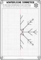 Vorschau - Arbeitsblätter - WINTERLICHE SYMMETRIE - 6 Arbeitsblätter (differenziert) - Seite 2