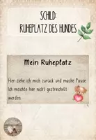 Vorschau - Arbeitsblätter - Ruheplatz des Hundes - Deckblatt