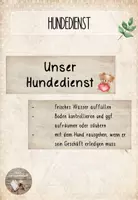 Vorschau - Arbeitsblätter - Hundedienst - Deckblatt