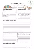 Vorschau - Arbeitsblätter - Buchvorstellung Arbeitsblatt FrauCuppaTea - Seite 1