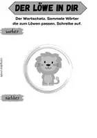 Vorschau - Arbeitsblätter - Arbeitsheft - Der Löwe in dir - Deutsch - Seite 3