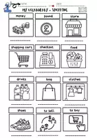 Vorschau - Arbeitsblätter - Englisch Arbeitsblätter: Shopping - Seite 1