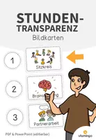 Vorschau - Präsentationen/Tafelbilder - Stundentransparenz: 150+ Bildkarten für den Unterricht - Deckblatt